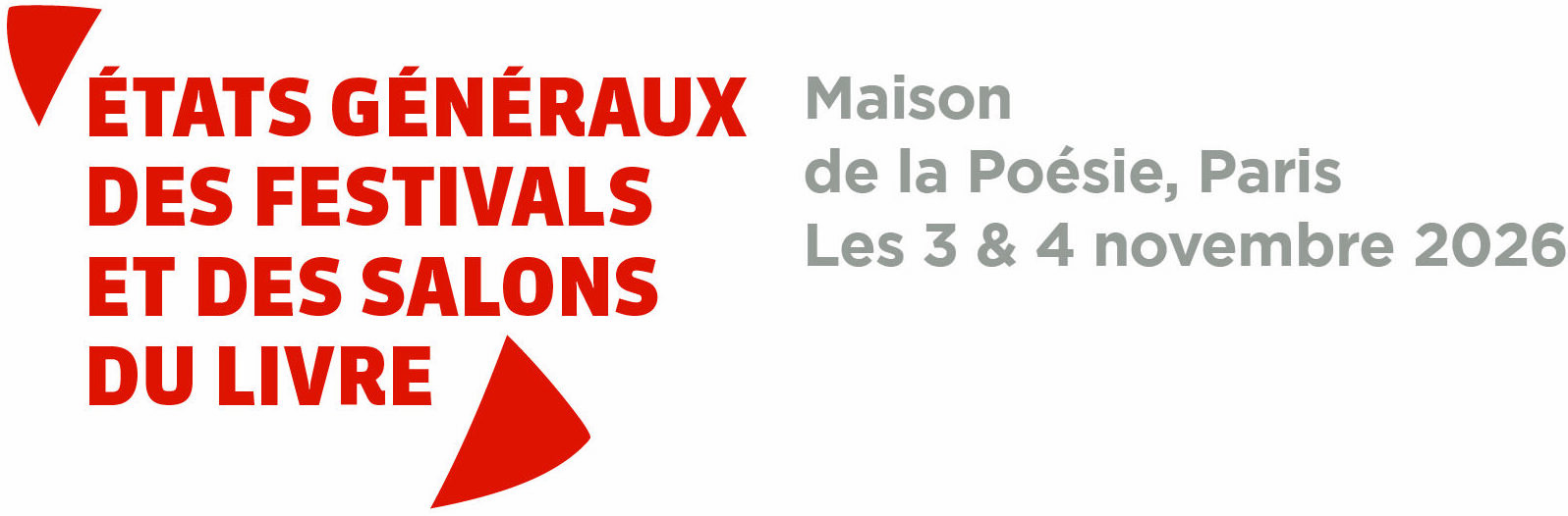 Les États généraux des festivals et salons du livre